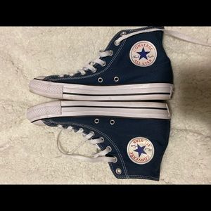 Blue Converse All Stars